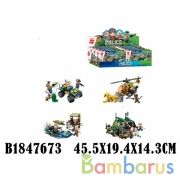 Конструктор пласт. с фигурками, в ассорт. в кор. в дисплее уп-8шт в кор.8уп | фото №0