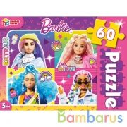 Барби. Пазлы классические в коробке. Пазл 60 деталей. Умные игры в кор.24шт | фото №0