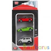 НАБОР ИЗ 3-Х МАШИН "ТЕХНОПАРК" МЕТАЛЛ. 7,5СМ, ЛИЦЕНЗИИ В АССОРТ. В РУСС. КОР. в кор.72наб | фото №0