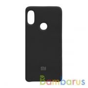 Силиконовый чехол Silky and Soft-Touch Xiaomi Mi 6X / A2 (Black) (18) | фото №0