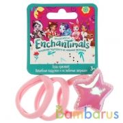 Аксесс. д/девочек ЭНЧЕНТИМАЛС резинки д/волос с украшениями звезда,3шт МИЛАЯ ЛЕДИ уп-12шт в кор200уп | фото №0