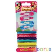 Акс-ры д/девочек СКАЗОЧНЫЙ ПАТРУЛЬ набор д/волос, резинки и заколки МИЛАЯ ЛЕДИ уп-10шт в кор.100уп | фото №0