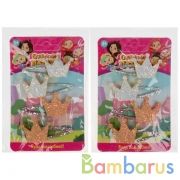 Аксессуары д/девочек СКАЗОЧНЫЙ ПАТРУЛЬ заколки с украш. корона, 4шт МИЛАЯ ЛЕДИ уп-10шт в кор.100уп | фото №0