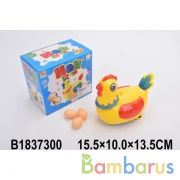 Игрушка на бат. курица с яйцами, свет+звук 2282 в кор. в кор.72шт | фото №0