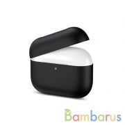 Чехол силиконовый для наушников Apple AirPods Pro (Черный) | фото №0