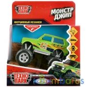 Машина металл свет-звук LADA 4x4 МОНСТР ДЖИП 11 см, двери, багаж, кор. Технопарк в кор.2*30шт | фото №0