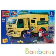 Камаз конструктор камаз: ограбление инкассаторской машины, 114дет в кор "Город мастеров" в кор2*18шт | фото №0