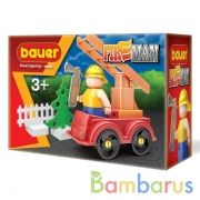 КОНСТРУКТОР БАУЕР "FIREMAN" НАБОР ПОЖАРНАЯ МАШИНА в кор.18шт | фото №0