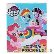 Играем Вместе. My Little Pony. С днем рождения! Пакет подарочный 26х32х14см в пак уп-12шт в кор.6уп | фото №0
