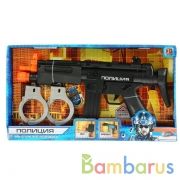 Набор оружия полиции, на бат. звук + вибро в русс. кор. 39,5*22*4,3см Играем вместе в кор.2*36шт | фото №0