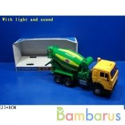 Машина бетономешалка свет+звук, открыв. двери 9117D в русс. кор. 23*8см в кор.2*12шт | фото №0