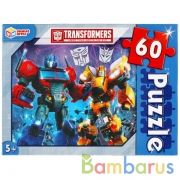 Трансформеры. Пазлы классические в коробке. Пазл 60 деталей. Умные игры в кор.24шт | фото №0