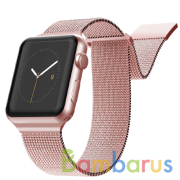 Ремешок Metalband для Apple Watch 38/40mm, миланский сетчатый (Розовое золото) | фото №0