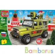 UAZ конструктор uaz HUNTER на параде, 111 дет. Город мастеров в кор.36шт | фото №0