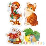 МАКСИ-ПАЗЛ "УМКА" РЕПКА. МЯГКИЙ (ЕВА) НА БЛИСТЕРЕ (4 ДЕТАЛИ).  в кор.35шт | фото №0