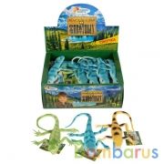 Игрушка пластизоль тянучка "Играем вместе" ящерица 33см, 3асс. в дисплее уп-30шт в кор.5уп | фото №0