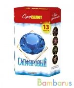 СуперСалют СС7693 Батарея салютов Сапфировый (1,2"х13) Фейерверк | фото №0