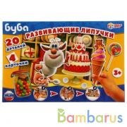 Буба. Игра с липучками в коробке. Умные игры в кор.20шт | фото №0
