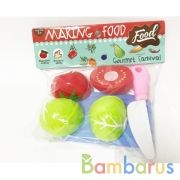 Набор овощей и фруктов для резки в пак. в кор.2*180шт | фото №0