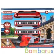 Железная дорога свет+звук длина 320см,  57*43,7*33,4см ТМ "ИГРАЕМ ВМЕСТЕ" в кор.2*9шт | фото №0