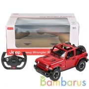 Машина р/у jeep wrangler jl 1:14, двери открываются вручную, со светом в кор. Rastar в кор.6шт | фото №0