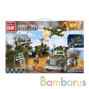 Конструктор пласт. военная техника с фигурками и аксесс., 687дет. в кор. 52*6,5*34см в кор.9шт | фото №0