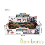 Пистолет на бат. свет+звук, цвет в ассорт. CH5555 в дисплее уп-12шт в кор.2*12уп | фото №0