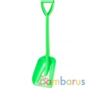 ЛОПАТА ПЛАСТИКОВАЯ АНТОШКА 70СМ ЗЕЛЕНАЯ в кор.10шт | фото №0