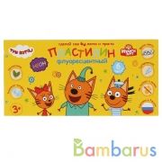 Пластилин неон Три Кота 6 цв (90 г) MultiArt в кор.30шт | фото №0