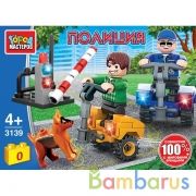 Конструктор ПОЛИЦЕЙСКИЙ патруль на сигвее, 78 дет. Город мастеров в кор.2*40шт | фото №0