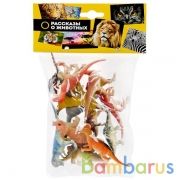 НАБОР ИЗ 12-И ДИНОЗАВРОВ "ИГРАЕМ ВМЕСТЕ" В АССОРТ. 8СМ В ПАК. С РУСС. ХЕДЕРОМ в кор.4*24наб | фото №0