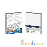 Набор д/тв-ва ХОТ ВИЛС холст для росписи по контуру 20*25 MultiArt в кор.48шт | фото №0