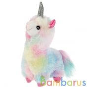 Игрушка мягкая сказочная лама 18см, без чипа, в пак. "МУЛЬТИ-ПУЛЬТИ" в кор.100шт | фото №0