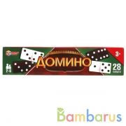 Игра логическая домино в коробке, 21,5*5*2,3см ИГРАЕМ ВМЕСТЕ в кор.200шт | фото №0