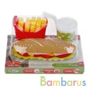 Набор фастфуд на блистере (русс. уп.) 17,2*10,5*11,2см Играем вместе в кор.2*60шт | фото №0