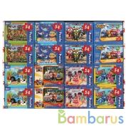 Микс. Пазлы классические в коробке. Пазл 54 детали. Умные игры в уп.32шт в кор.8уп | фото №0