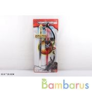 Набор оружия (лук со стрелами на присосках + аксесс.) 656-1B3 на карт. в кор.2*36шт | фото №0