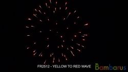 fr2512 ( Шар 2,5" ) YELLOW TO RED WAVE, CE | фото №0