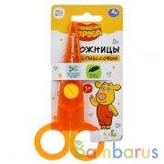 Ножницы Оранжевая корова пластик д/малышей на карт. Умка в кор.30*12шт | фото №0