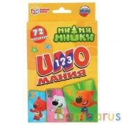 Карточки развивающие Уномания. Ми-Ми-Мишки. Карточки 72шт. 85х62мм. Умные игры в кор.50шт | фото №0