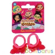 Акс-ры д/девочек СКАЗОЧНЫЙ ПАТРУЛЬ резинки д/волос украш. бабочки, 2шт МИЛАЯ ЛЕДИ уп-10шт в кор300уп | фото №0