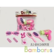 Набор для волос фен+ аксесс., в ассорт. в пак. в кор.2*144шт | фото №0