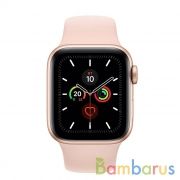 Часы Apple Watch Series 5 40 мм Aluminum Case with Sport Band Gold/Pink Sand (золотистые/розовый песок) MWV72 | фото №0