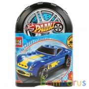 Конструктор "Город мастеров" ралли: спорткар с иннерцией, 46дет. в русс. кор. в кор.2*36шт | фото №0