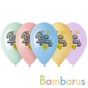 ШАРИК НАДУВНОЙ 14" С РИСУНКОМ ДР СЕРДЦЕ УП-25ШТ | фото №0