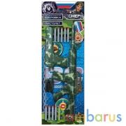 Набор оружия ВОЕННЫЙ, блист., 55*21*3см ИГРАЕМ ВМЕСТЕ в кор.2*48шт | фото №0