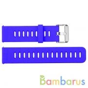 Сменный браслет 20мм (Amazfit GTR 42mm, Bip, Haylou LS01, LS02) однотонный (Темно-синий) | фото №0