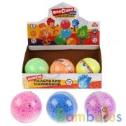 Шариковый крупнозерн. незаст. пласт-н Мультиарт Фиксики, 12гр. в шаре 9,5см в диспл. уп-6шт в кор8уп | фото №0