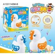 Игрушка на бат. уточка со светом и звуком, в ассорт. 2286 в кор. в кор.72шт | фото №0