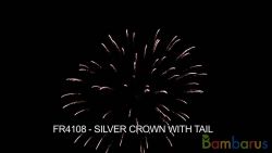 fr4108 SILVER CROWN WITH TAIL | фото №0